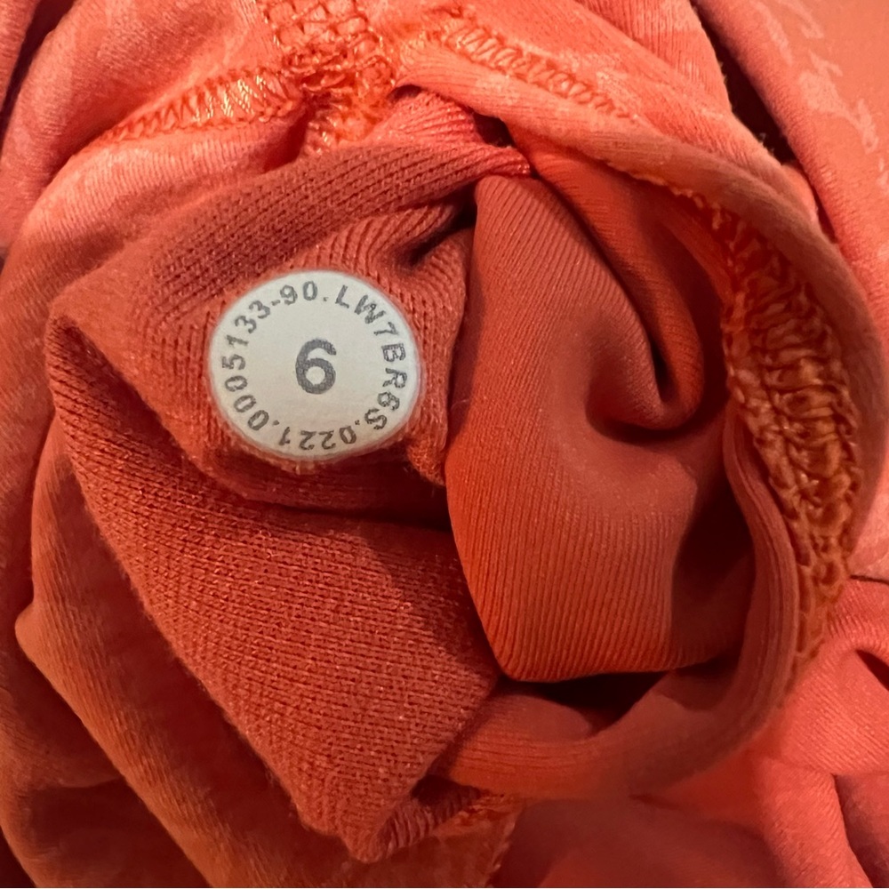 Lululemon athletica Wunder Train 8” High Rise Short Coral Athletic Shorts EUC 6 - Picture 6 of 6